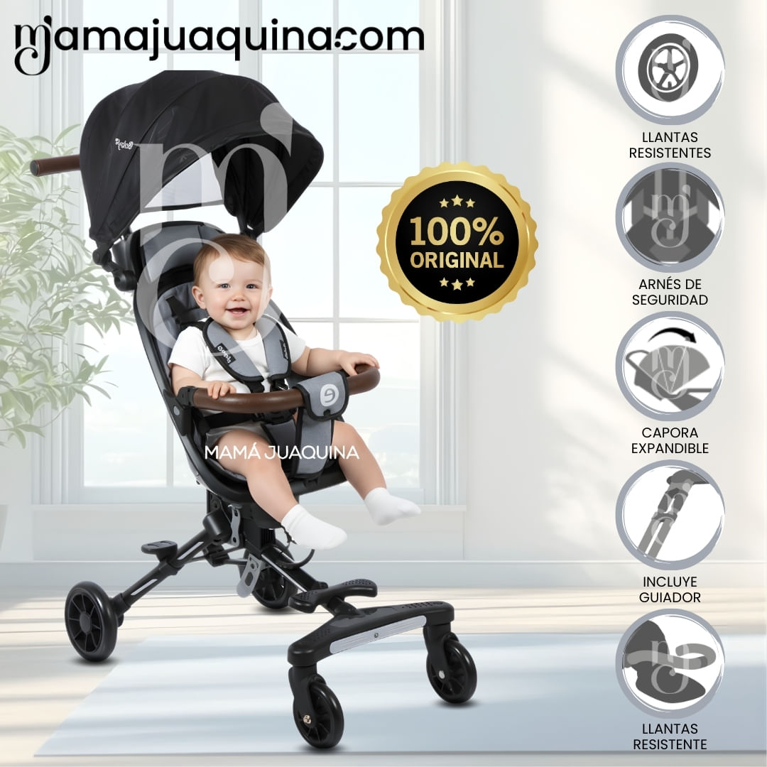 Coche Plegable «EASY RIDE» Gris