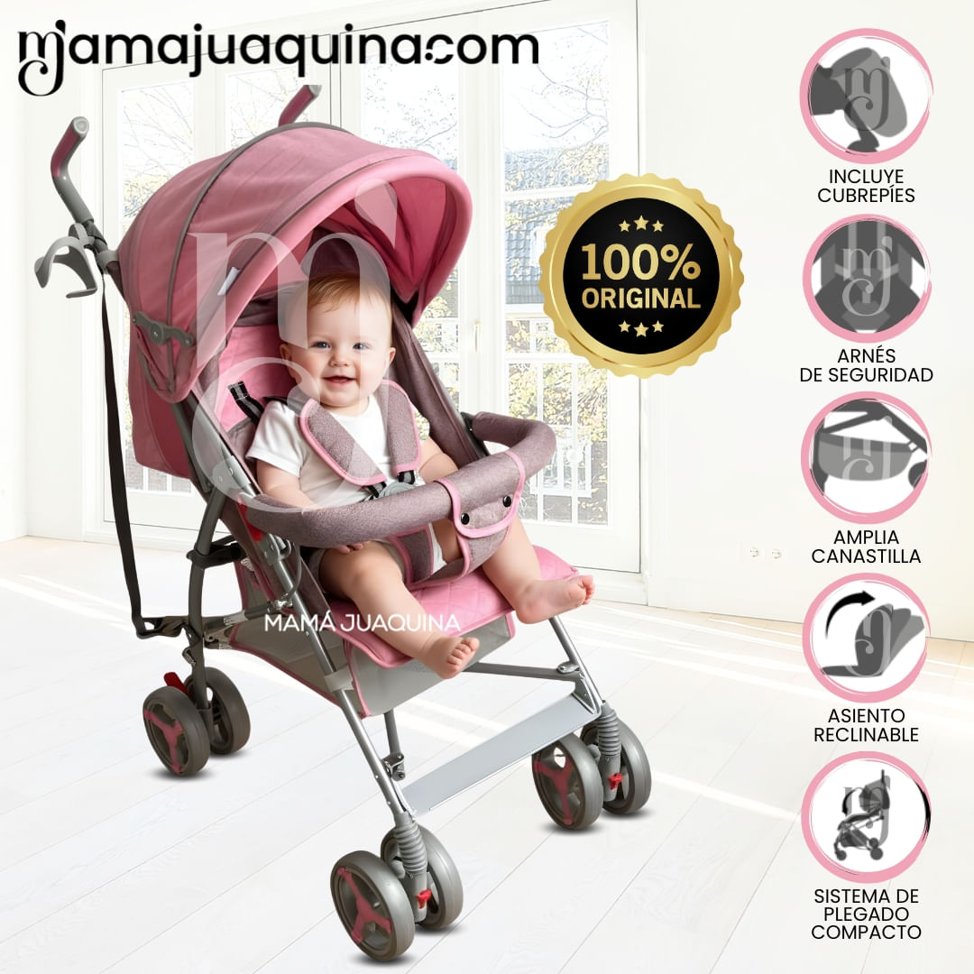 Coche Bastón «MAINSON» Edición Limitada Rosa