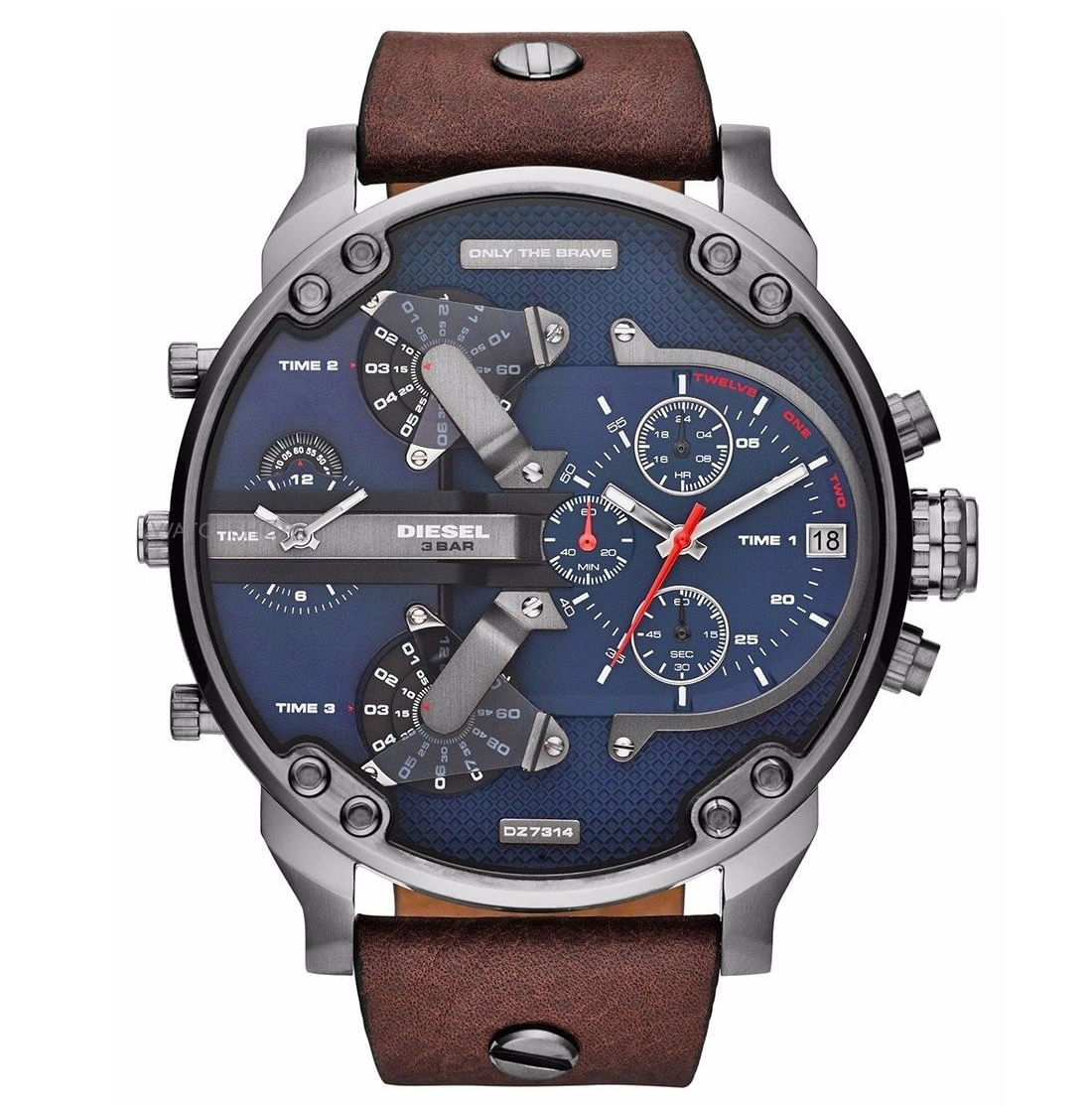 Reloj Diesel DZ7314 para Hombre - Brown and Silver Genuino