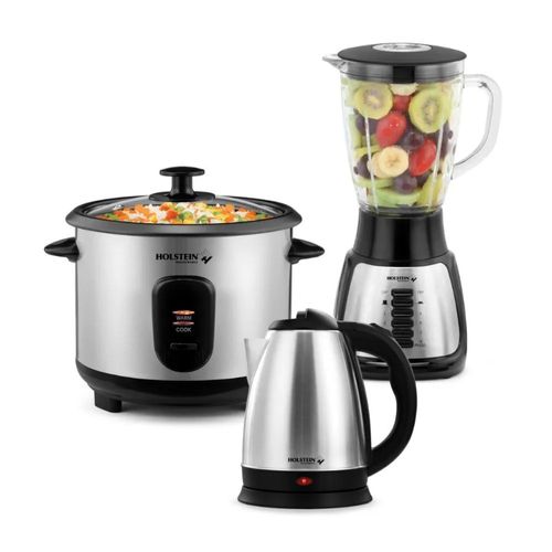 !OFERTON! Tricombo Holstein: Licuadora + Olla Arrocera + Hervidor Eléctrico