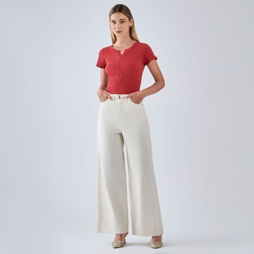 Jean Mujer Malabar Ecru