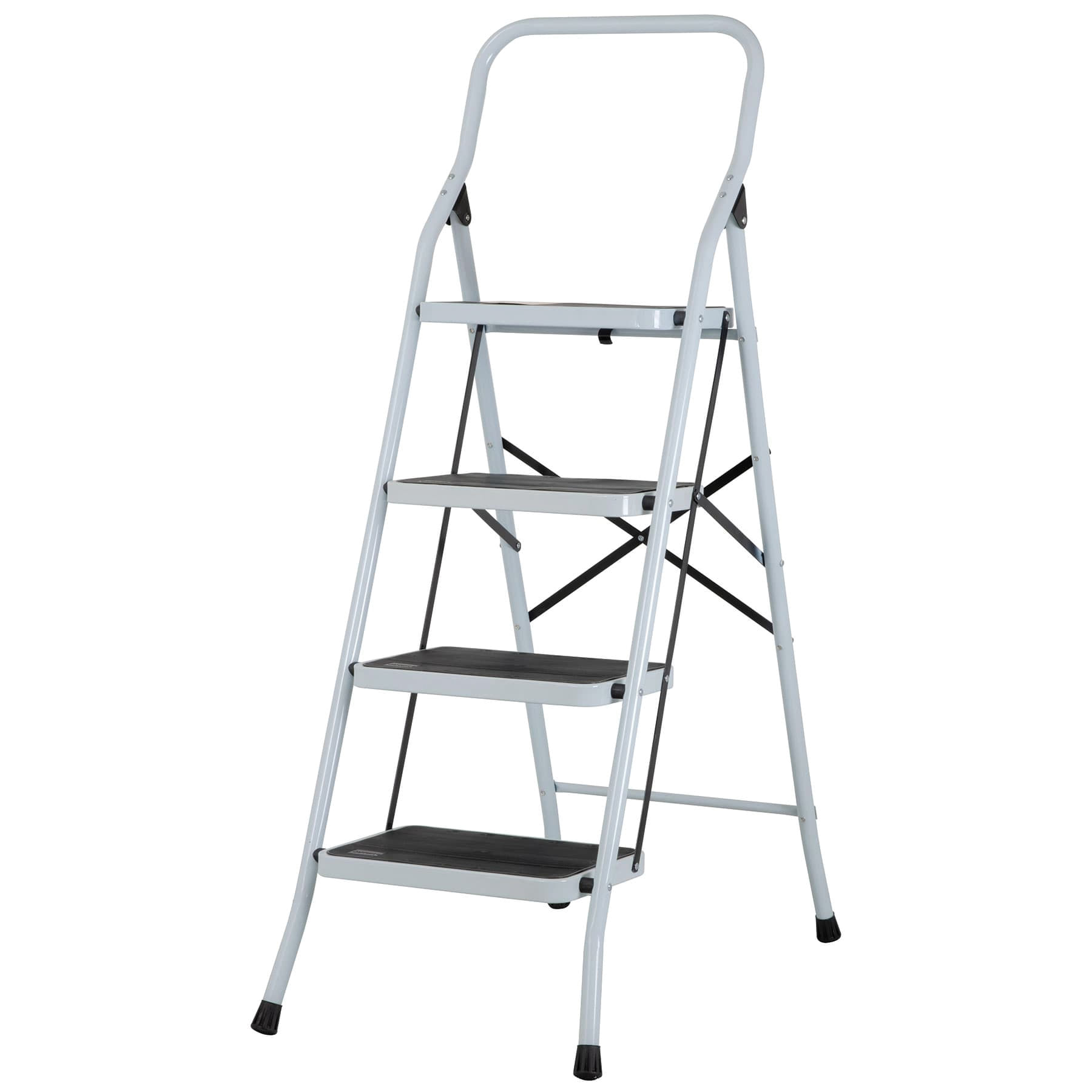 Escalera Tubular Plegable 4 Peldaños Pretul