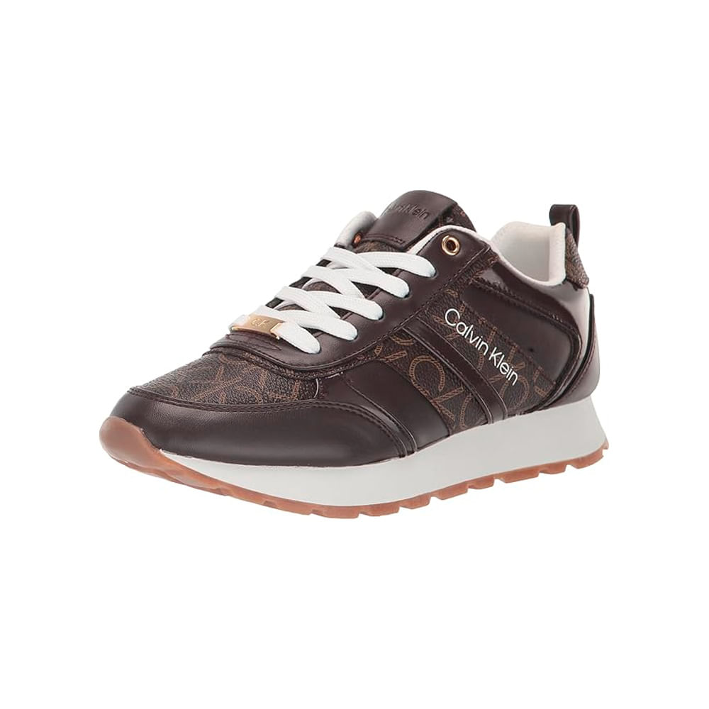 Zapatilla Calvin Klein Dama Carlla Brown Talla 6