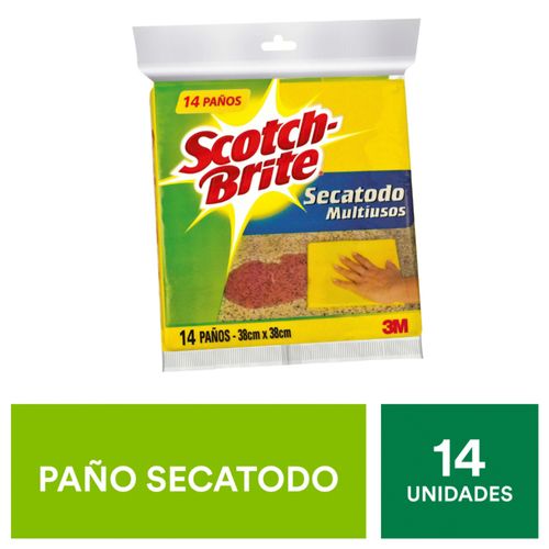 Paño Scotch Brite Secatodo x14