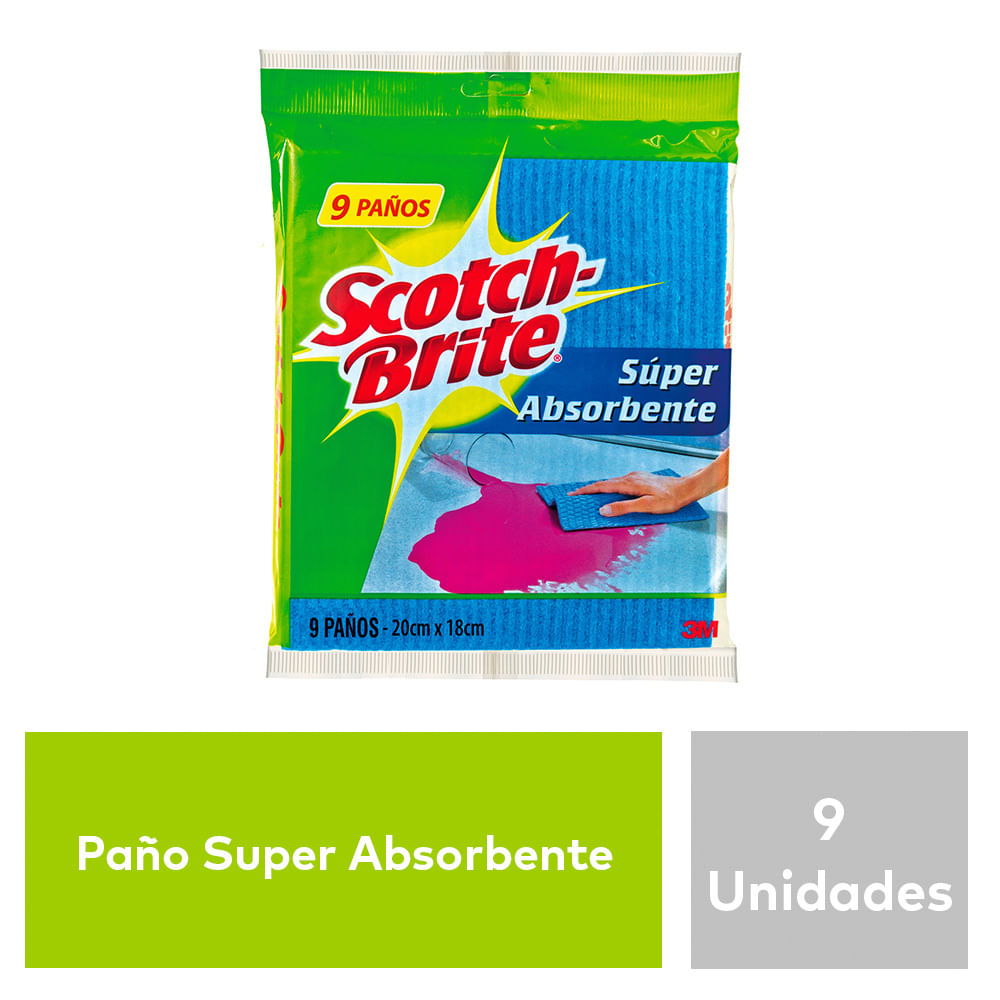 Paño Scotch Brite Absorbente x9