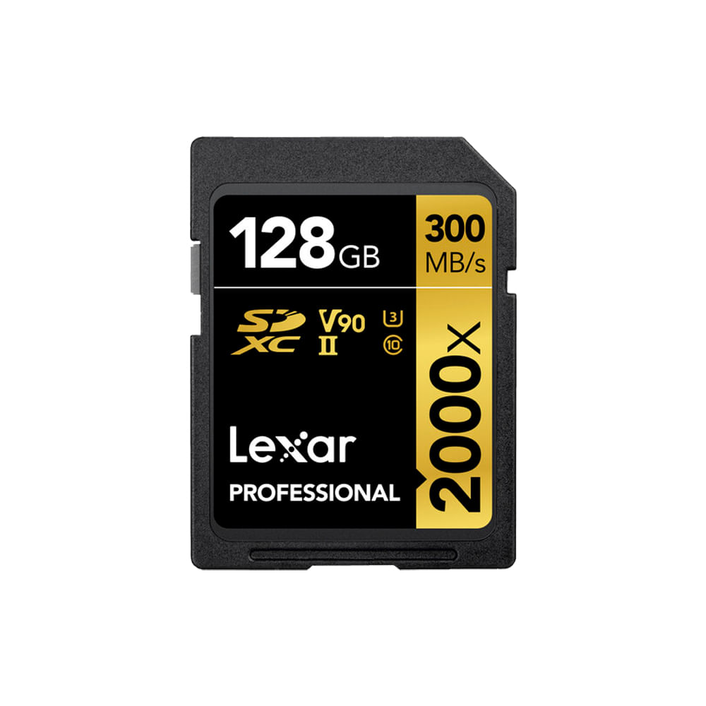 Memoria SD Lexar Professional 128GB - R300mb - W260mb - 2000x