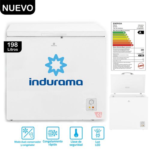 Congeladora Indurama CI220BL Defrost