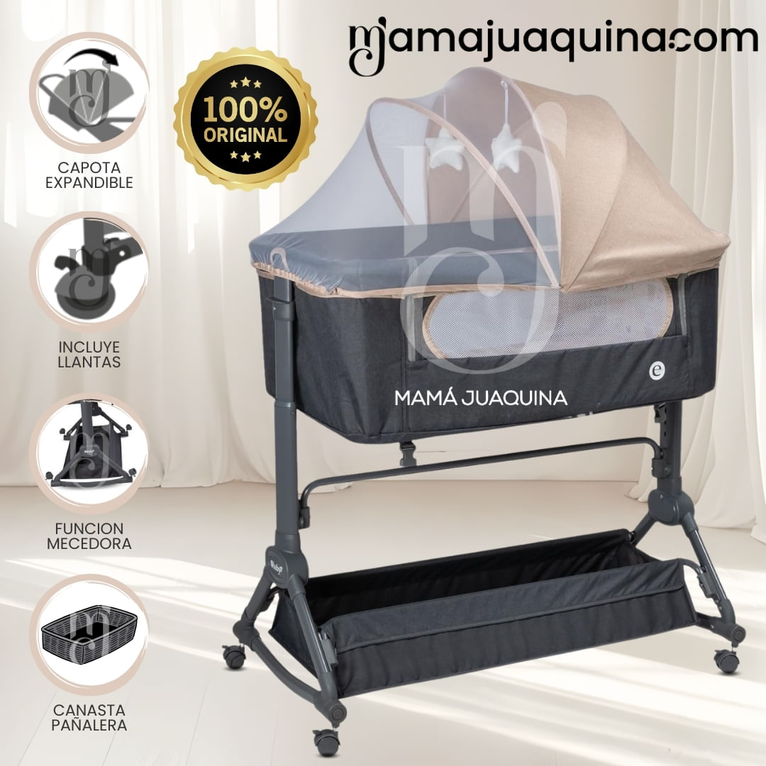 Cuna Colecho de Lujo «ATENEA» Edición Limitada Beige