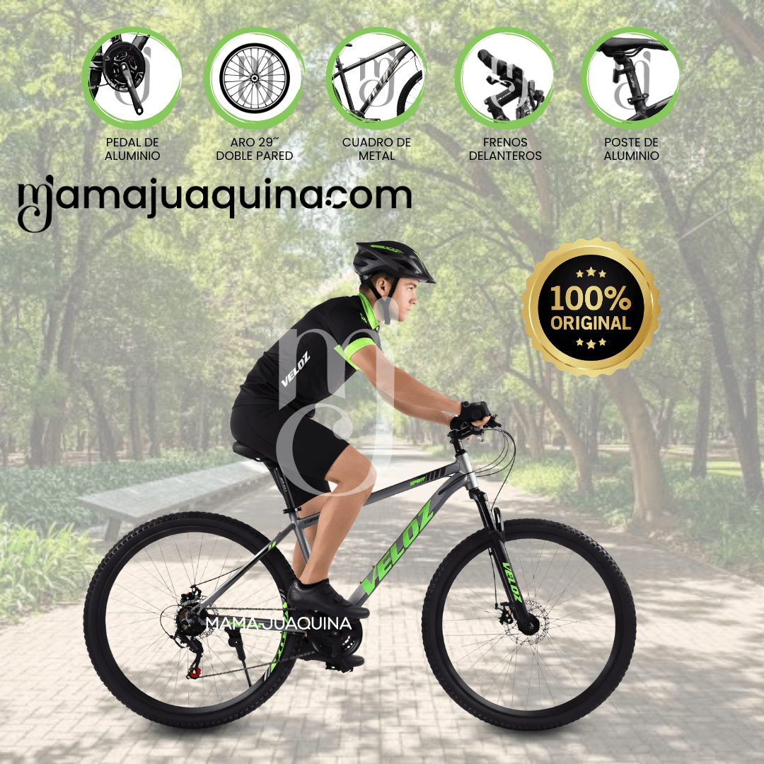 Bicicleta Montañera Deportiva Aro 29 «Roma MTB II» Verde