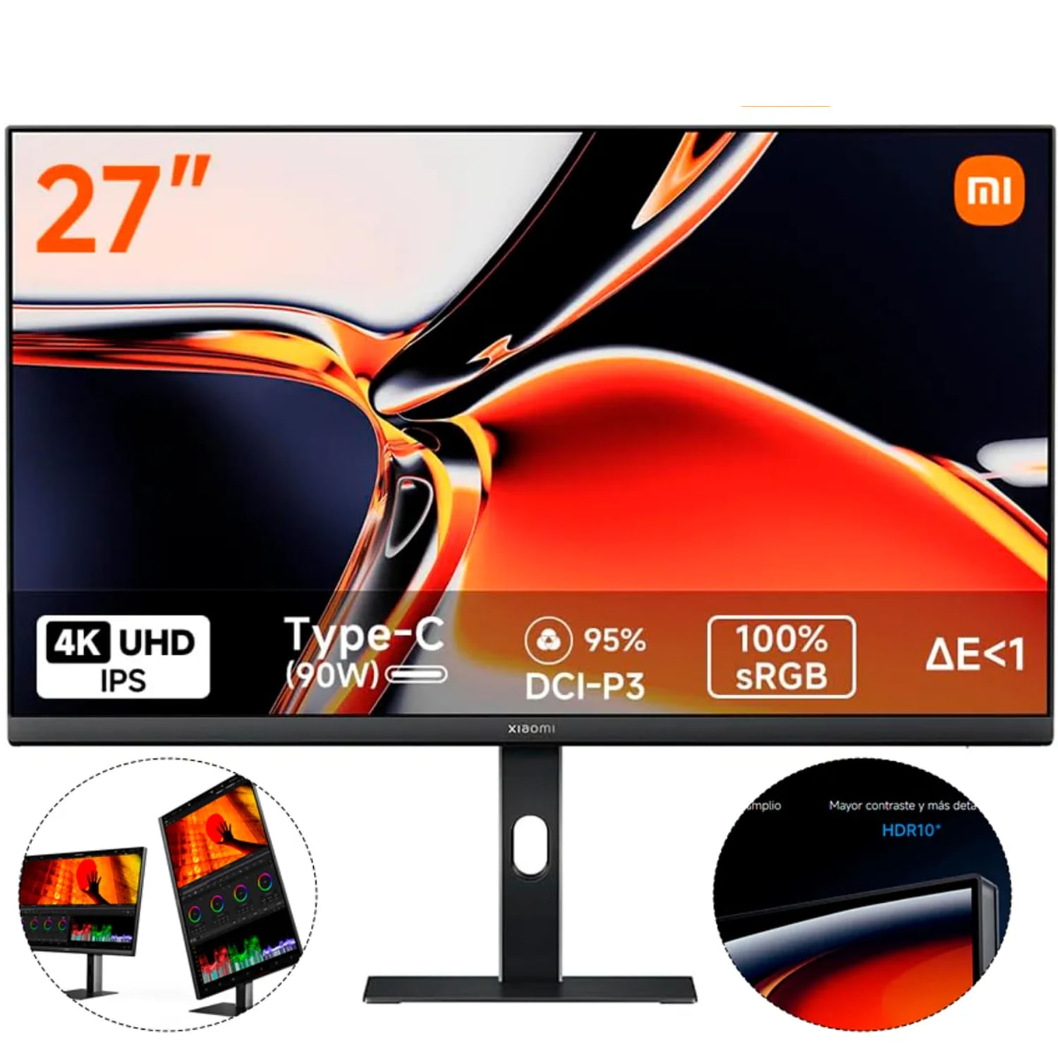 Monitor Gamer Xiaomi 4k A27UI 27” UHD USB-C