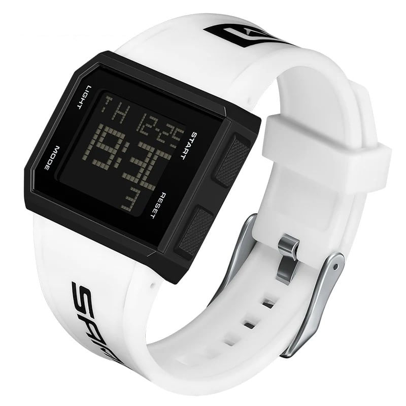 Reloj Hombre Deportivo SANDA 9003 Digital Blanco