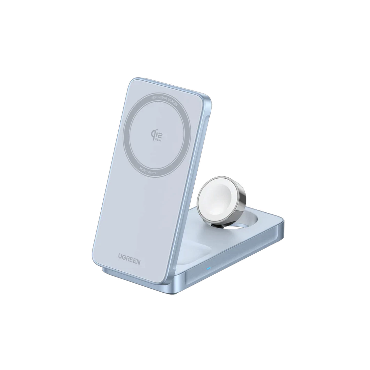 Cargador UGREEN 3 en 1 MagFlow 25W Qi2 Magsafe Inalámbrico Magnético Plegable W757 - 65901