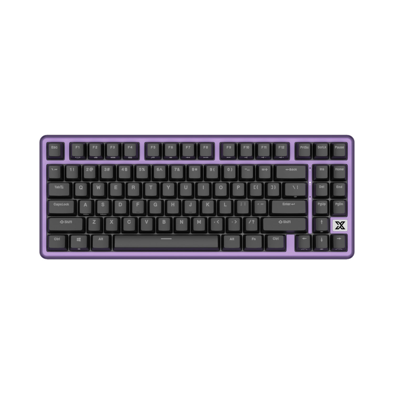 Teclado Gamer Royal Kludge Rk-X87 Cableado Blackberry Mouse Creamy Switch