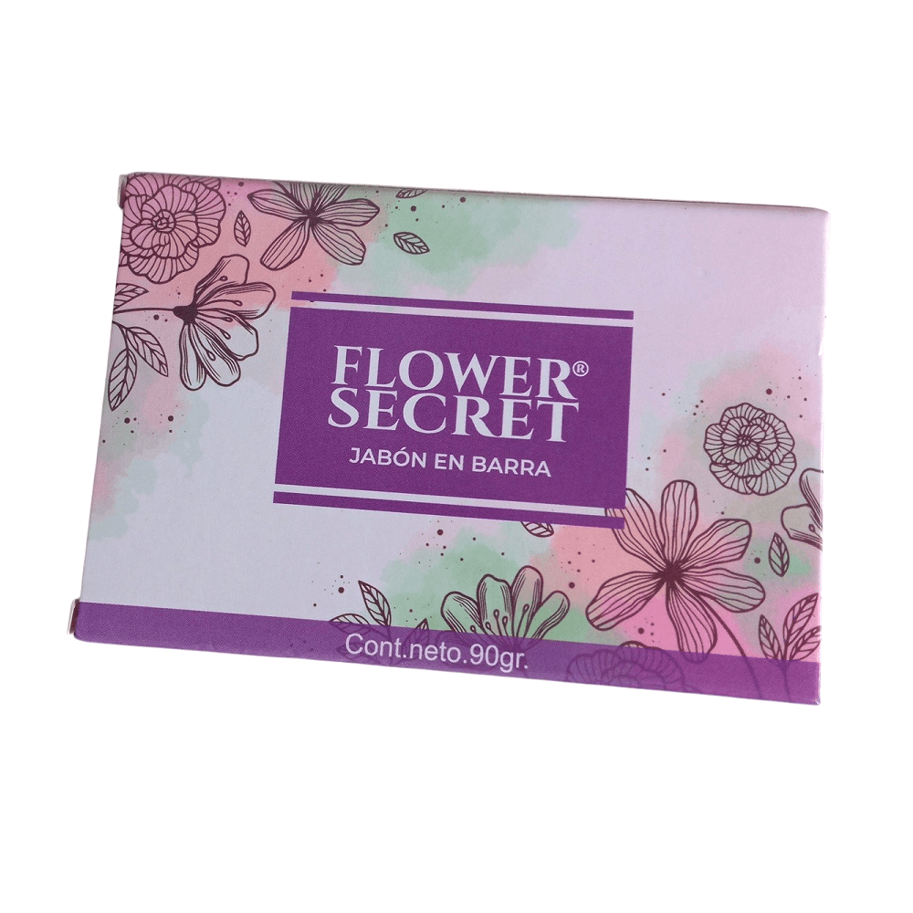 Jabon en barra de flores perfumado hidratante set de 2