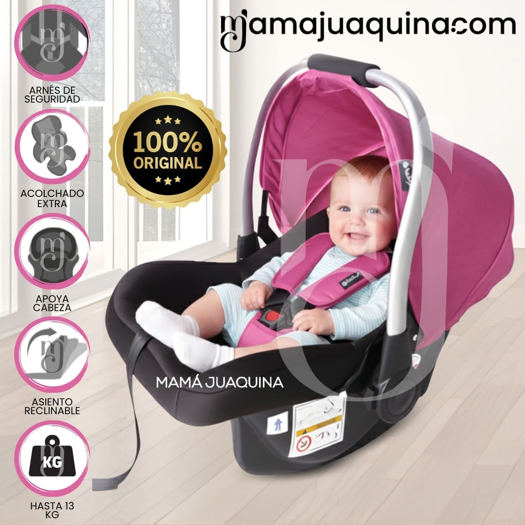 Portabebé de Lujo «TERRY» Edición Limitada Rosa