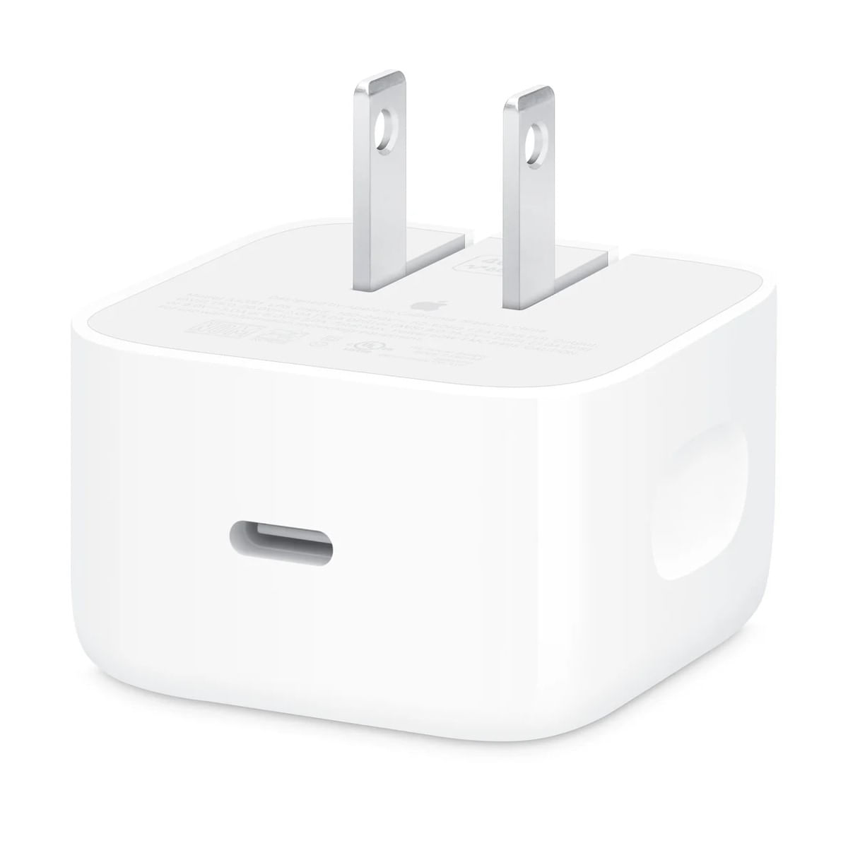 Cargador Apple Original USB-C Dinamic 40W - 60W Max Blanco