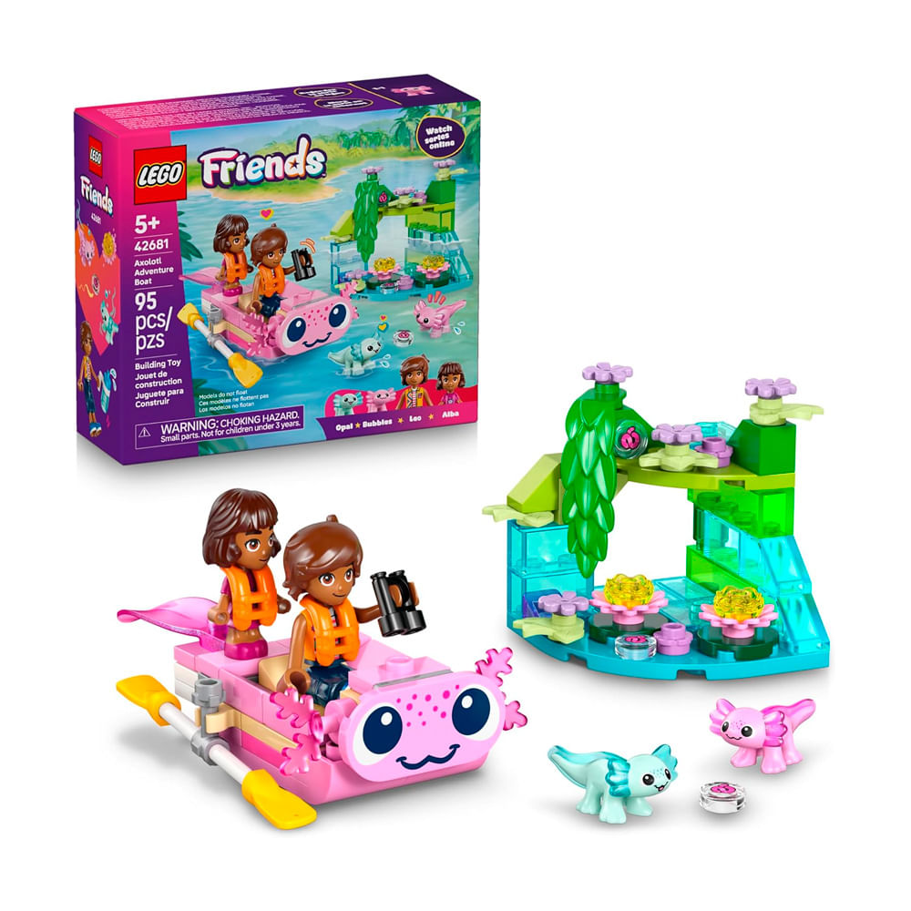 LEGO Friends Axolotl Adventure Boat Building 42681