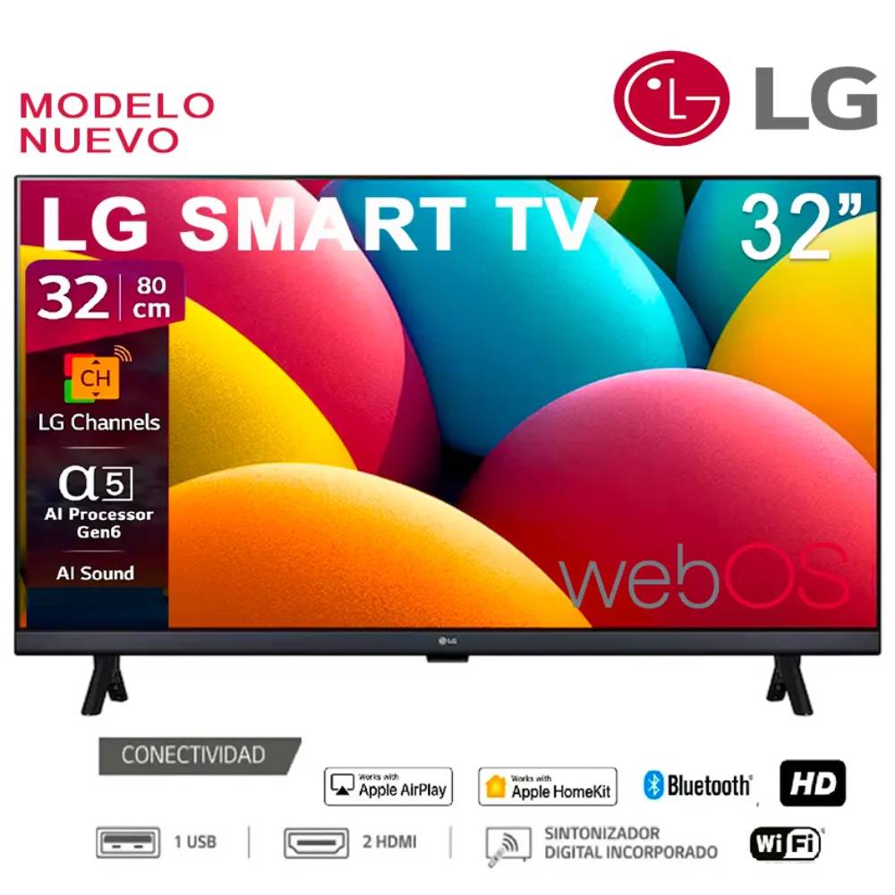 Tv Led LG Smart 32 Procesador a5 32LR600BPSC Borde Delgado Gen6 - EYH
