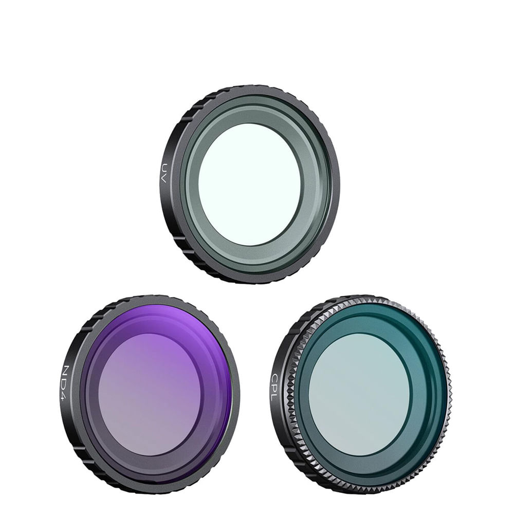 Kit de filtros UV + CPL + ND4 para cámara de acción Insta360 GO 3S
