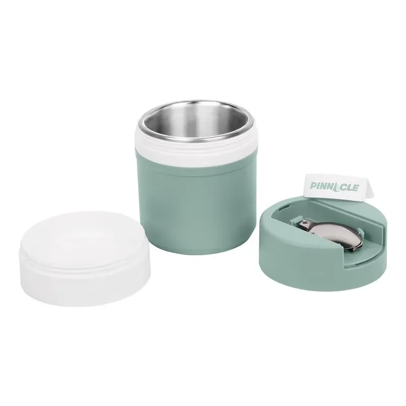 Termo Comida de Acero Inoxidable Pogo Verde 600 ml