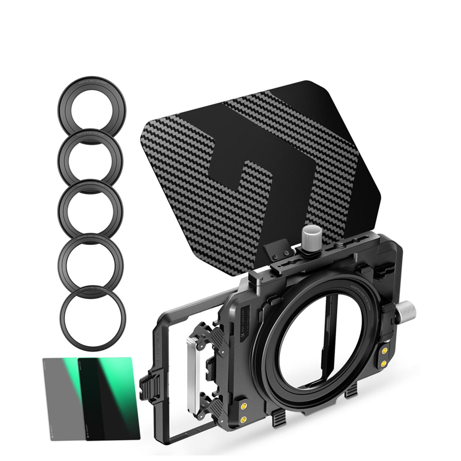 Kit Profesional Matte Box Con Filtro ND4 – ND32 K&F Concept