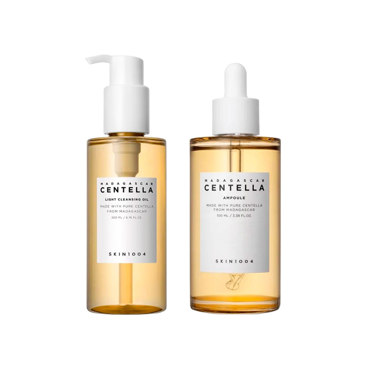 Madagascar Centella light Cleansing Oil 200ml Skin1004 | Madagascar Centella Ampoule 100ml Skin1004