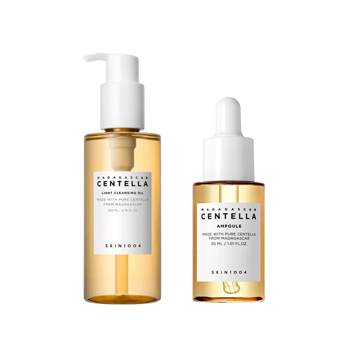Madagascar Centella light Cleansing Oil 200ml Skin1004 | Madagascar Centella Ampoule 30ml Skin1004