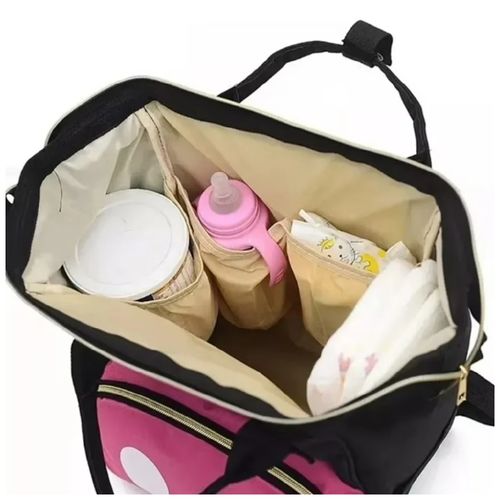 Mochila Maternal Palo Rosa Multifuncional Minnie - 5441541