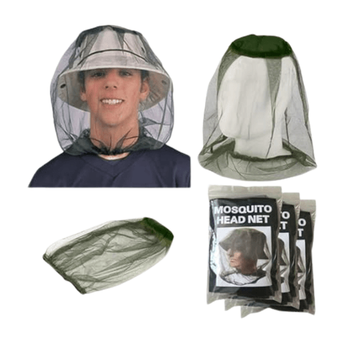 Malla Net Protectora Antimosquito para Cabeza y CuelloGorro Sombrero