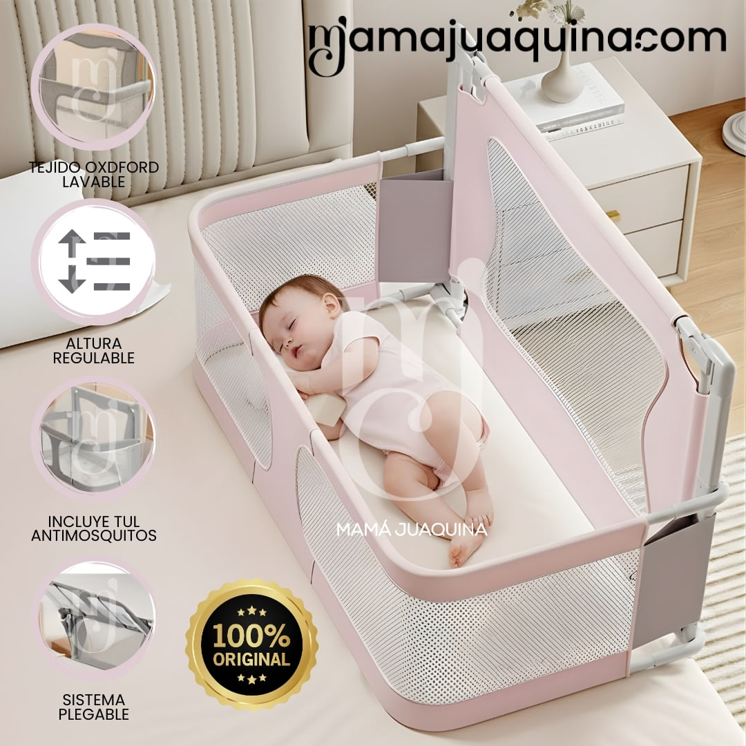 Cuna Adaptador Cama «BABY ADAPTER» Edición Limitada Rosa