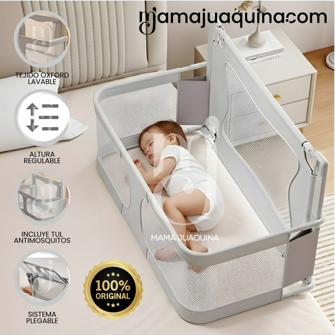 Cuna Adaptador Cama «BABY ADAPTER» Edición Limitada Gris