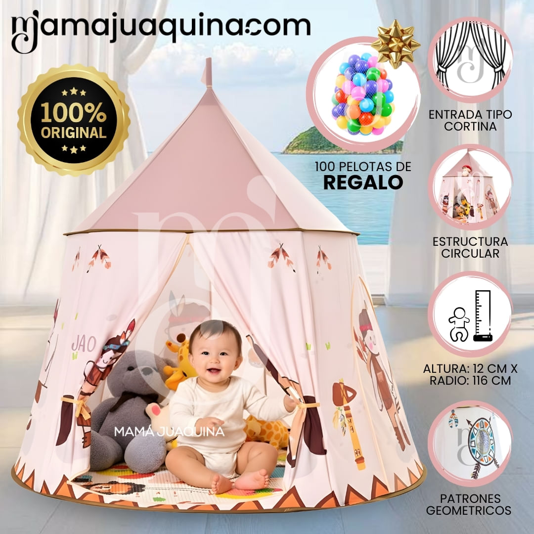 Tienda de juegos Plegable «BABY INDI» Edición Limitada Rosa