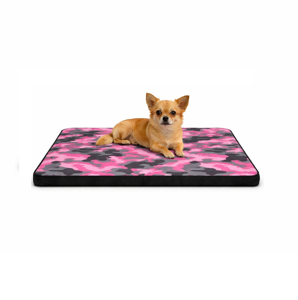 Cama colchoneta básica de verano para perro y gatos fucsia talla 0