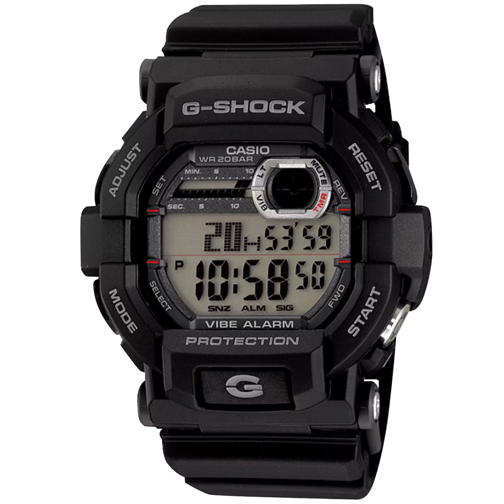 Reloj Casio G-Shock GD350-1 Digital Luz LED Vibrador Acuático Resina Negro