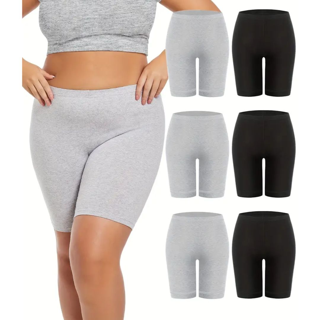 BOXER LARGO DE ALGODON PARA MUJER TALLA S