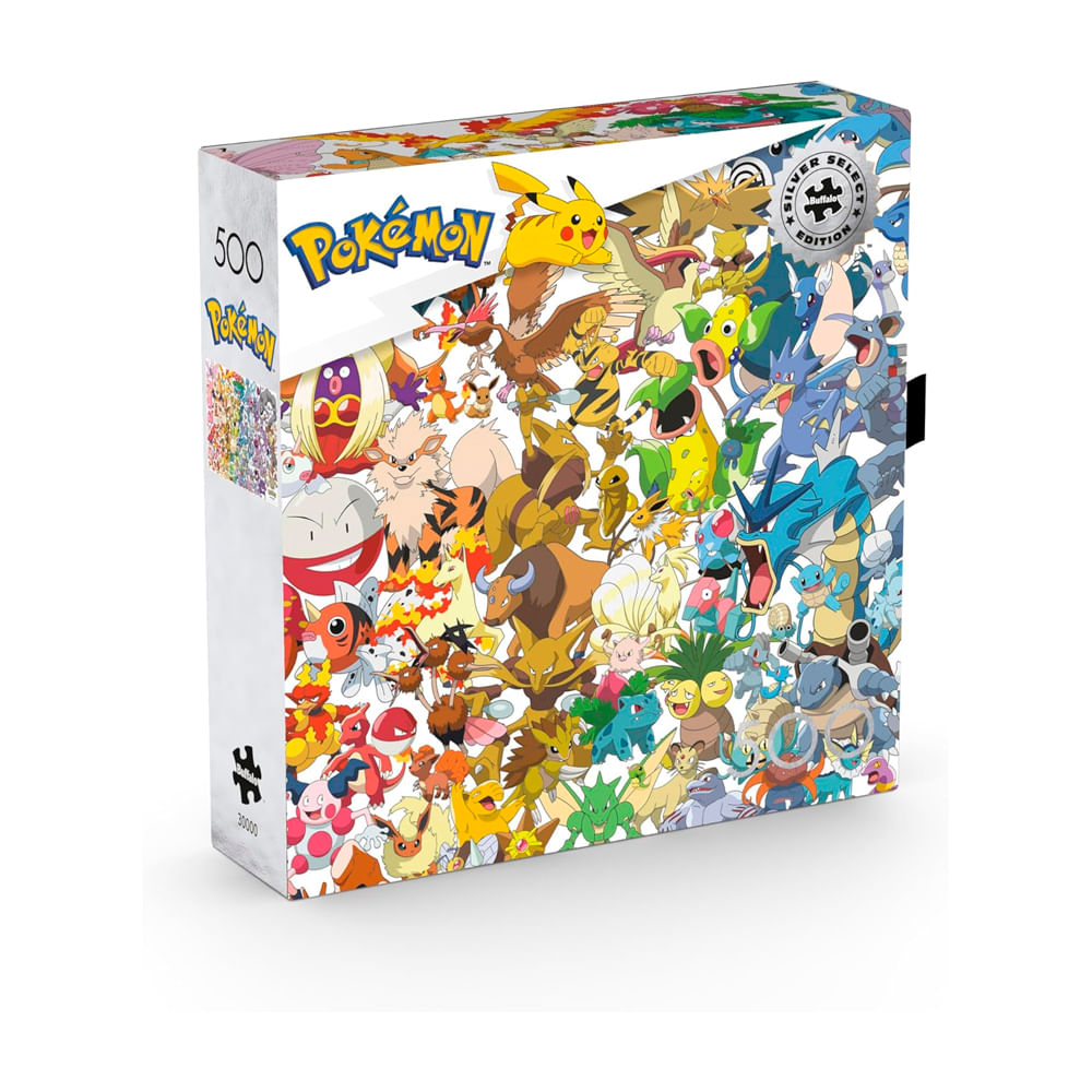 Rompecabeza Pokemon 500 Piezas Silver Select Kanto 151
