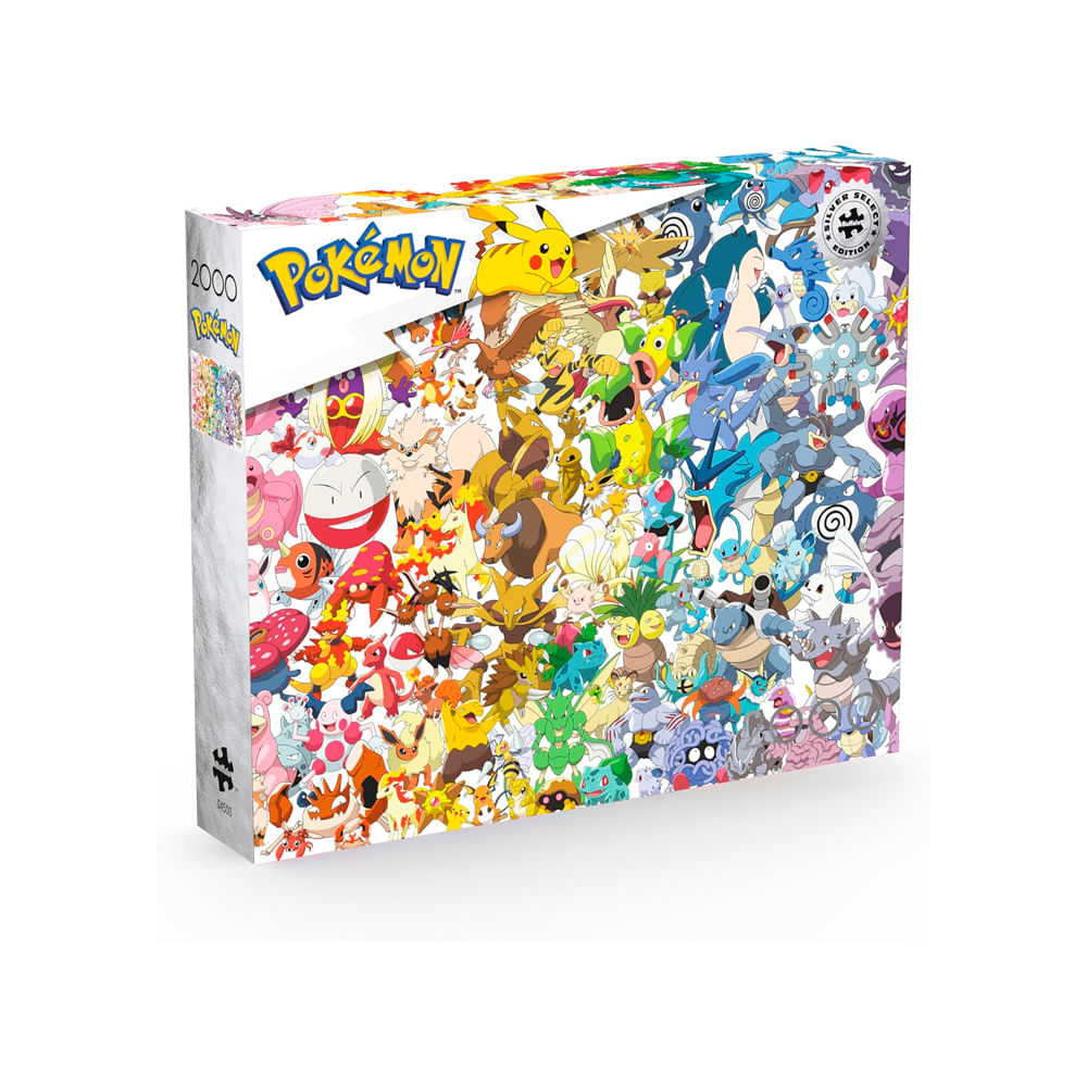 Rompecabeza Pokemon 2000 Piezas Silver Select Kanto 151