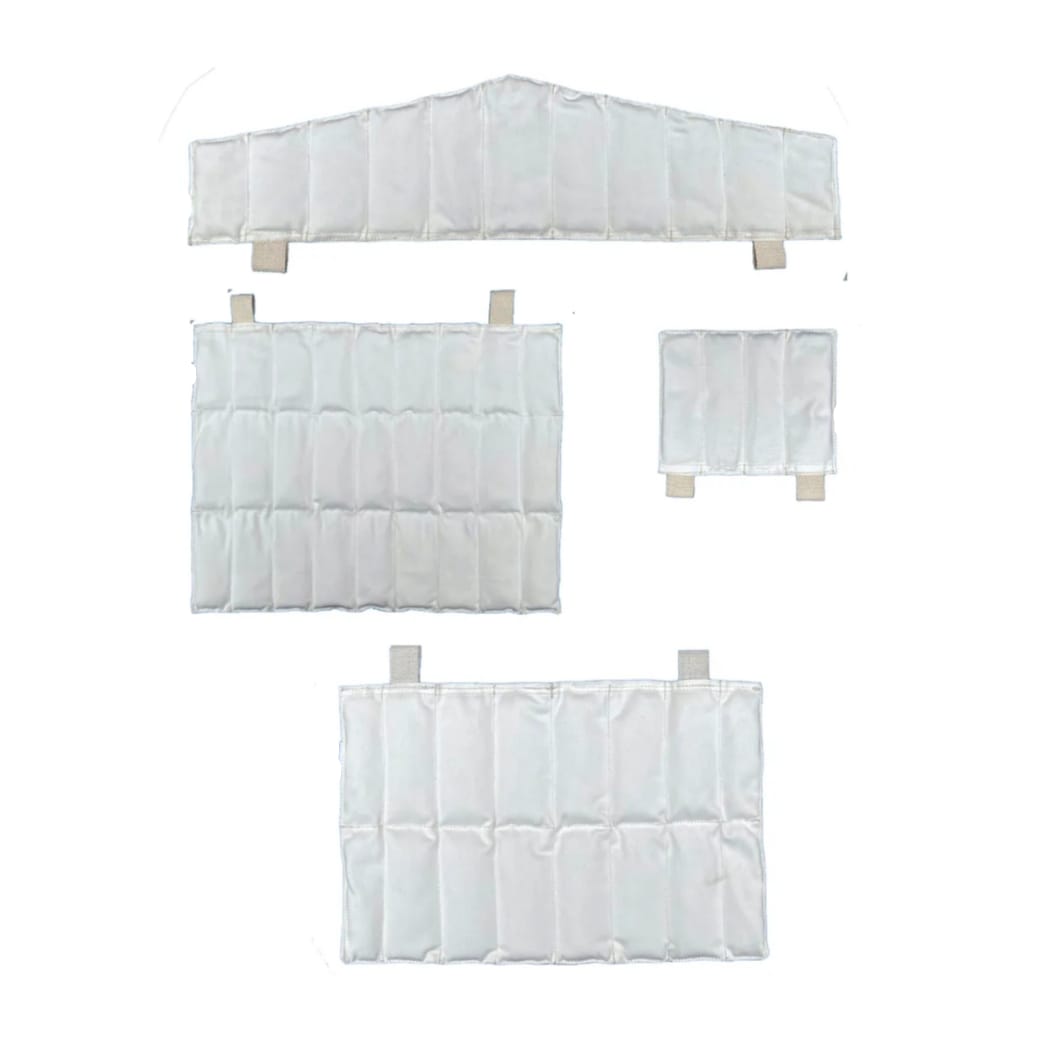 Juego de Compresas Húmedo-Calientes Rellenas de Bentonita