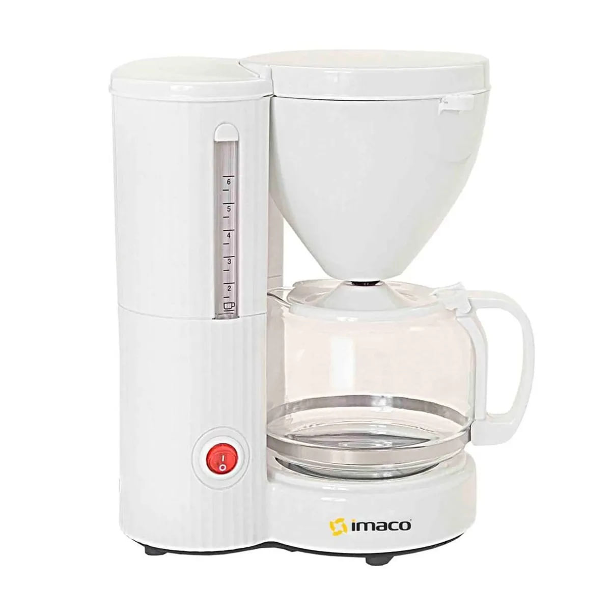 Cafetera Imaco Eléctrica ICM608 6 a 8 Tazas Blanco