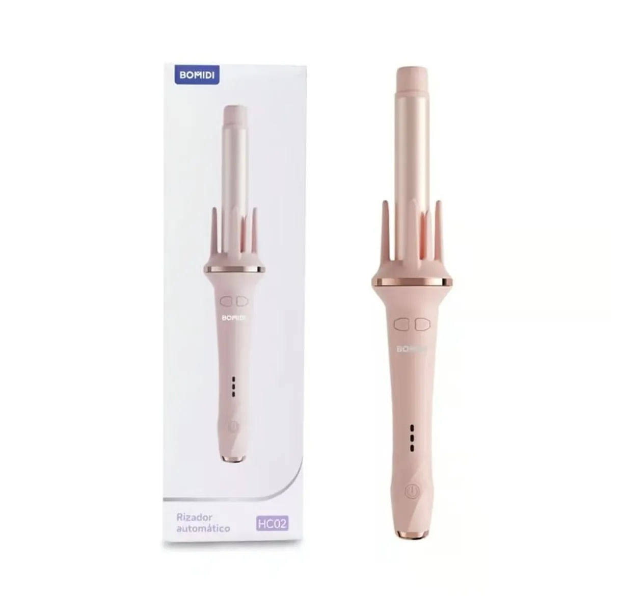 Rizador Automático de Cabello Bomidi HC02 Rosado