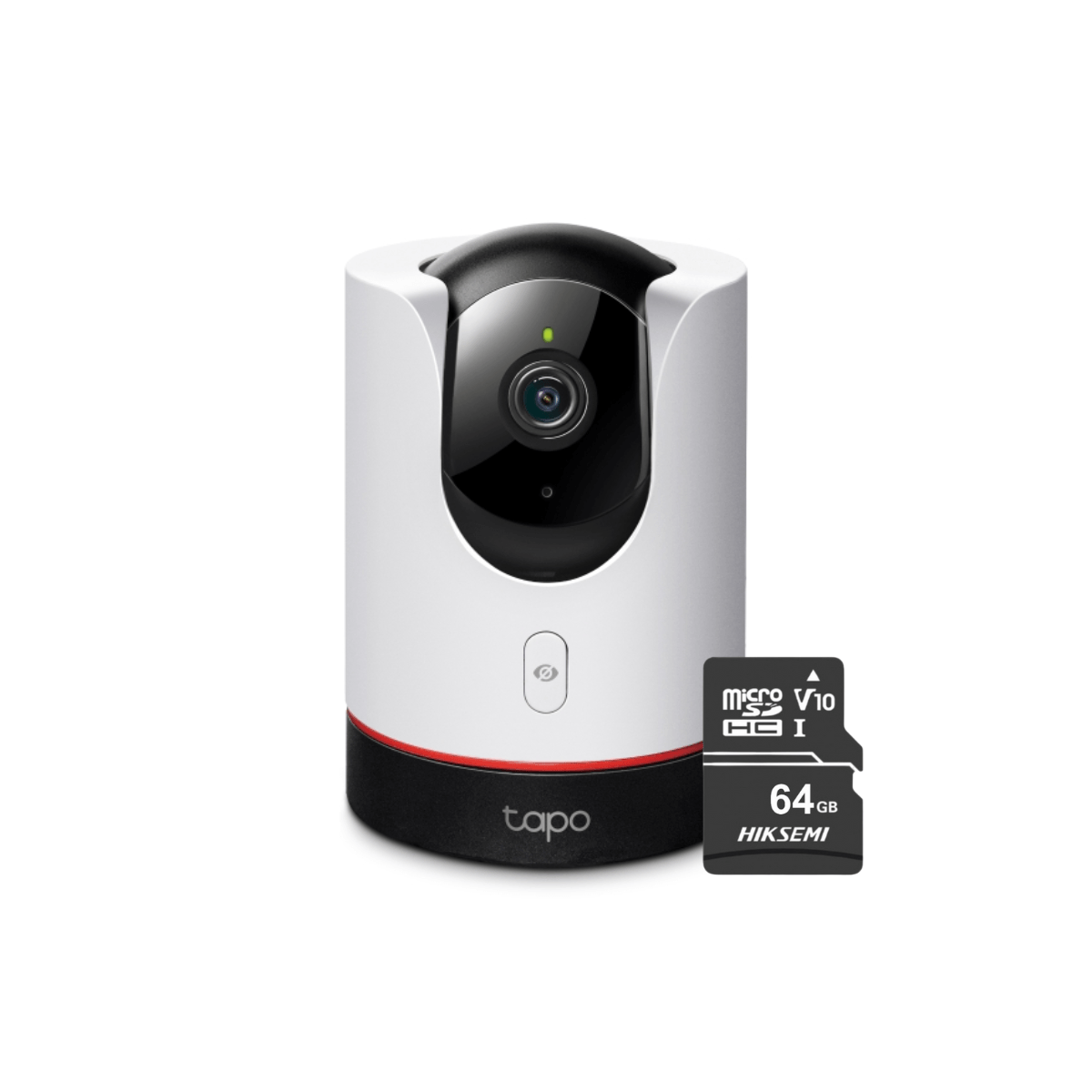 Cámara de seguridad Wi-Fi con giro Tapo C225 + MicroSD 64 GB - Tp-Link