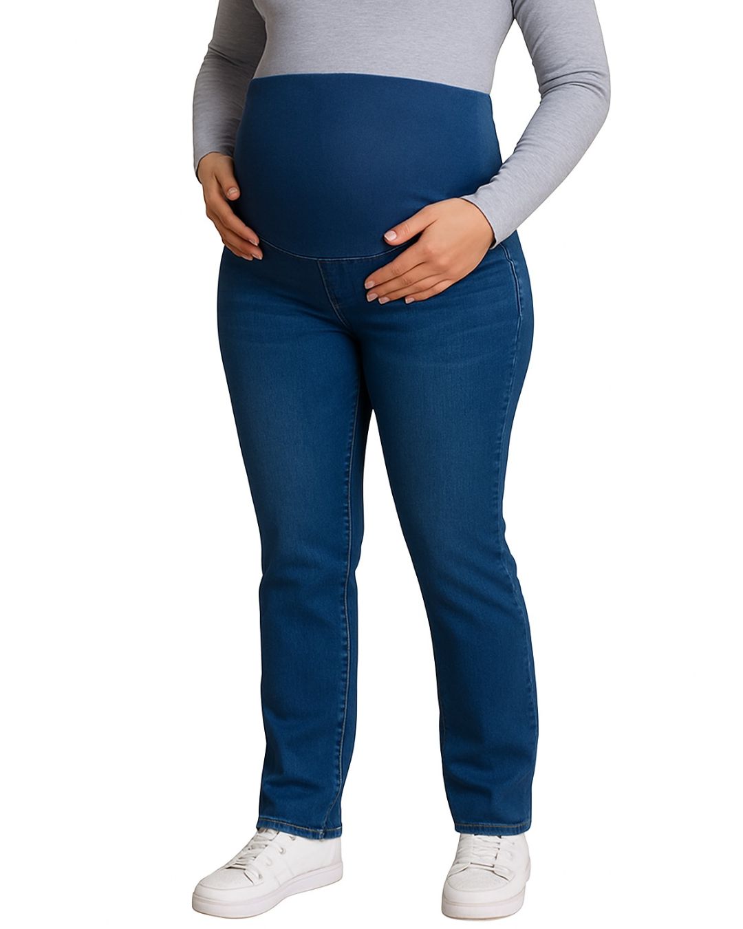 Jean pantalon de embarazada pantalón de maternidad azul Talla 30