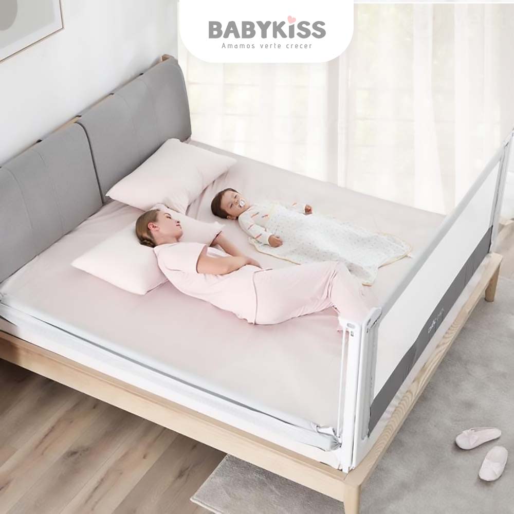BARANDA DE SEGURIDAD PARA CAMA BEBES Y NIÑOS 1.50 metros