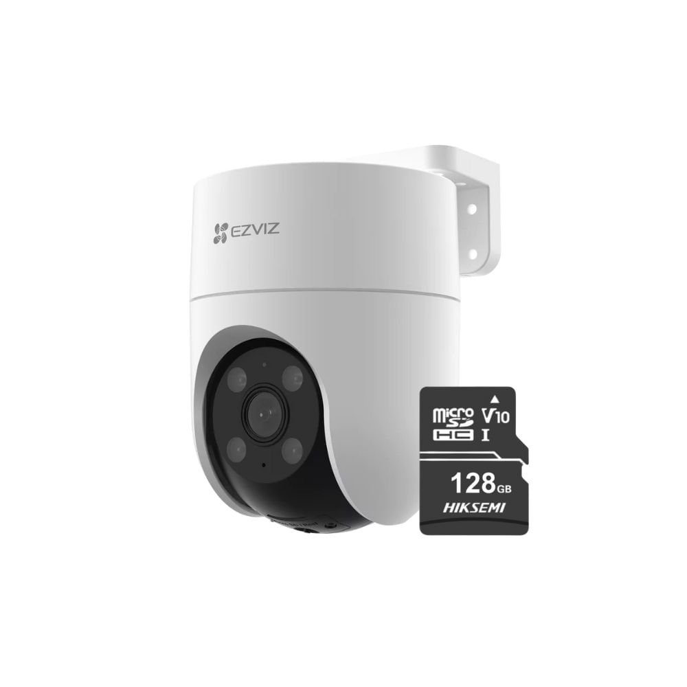 Cámara Inalámbrica WiFi PT H8C Para Exteriores Full Hd Micro SD 128GB - Ezviz