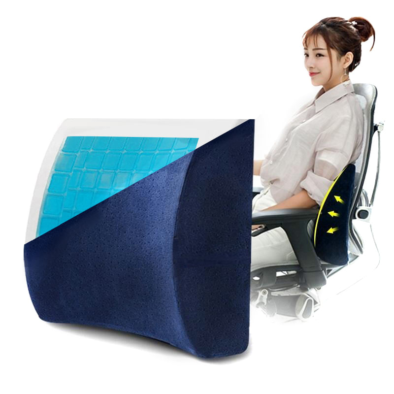 Cojin Lumbar con Gel para Auto y Oficina