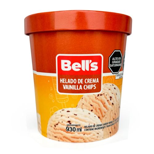 Helado de Vainilla Chips BELL'S Potel 930ml