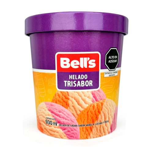 Helado Trisabor BELL'S Pote 930ml