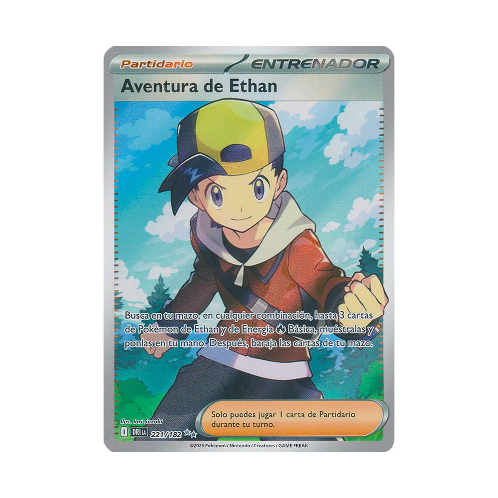 Pokemon TCG Aventura de Ethan 221 182 Español Latino