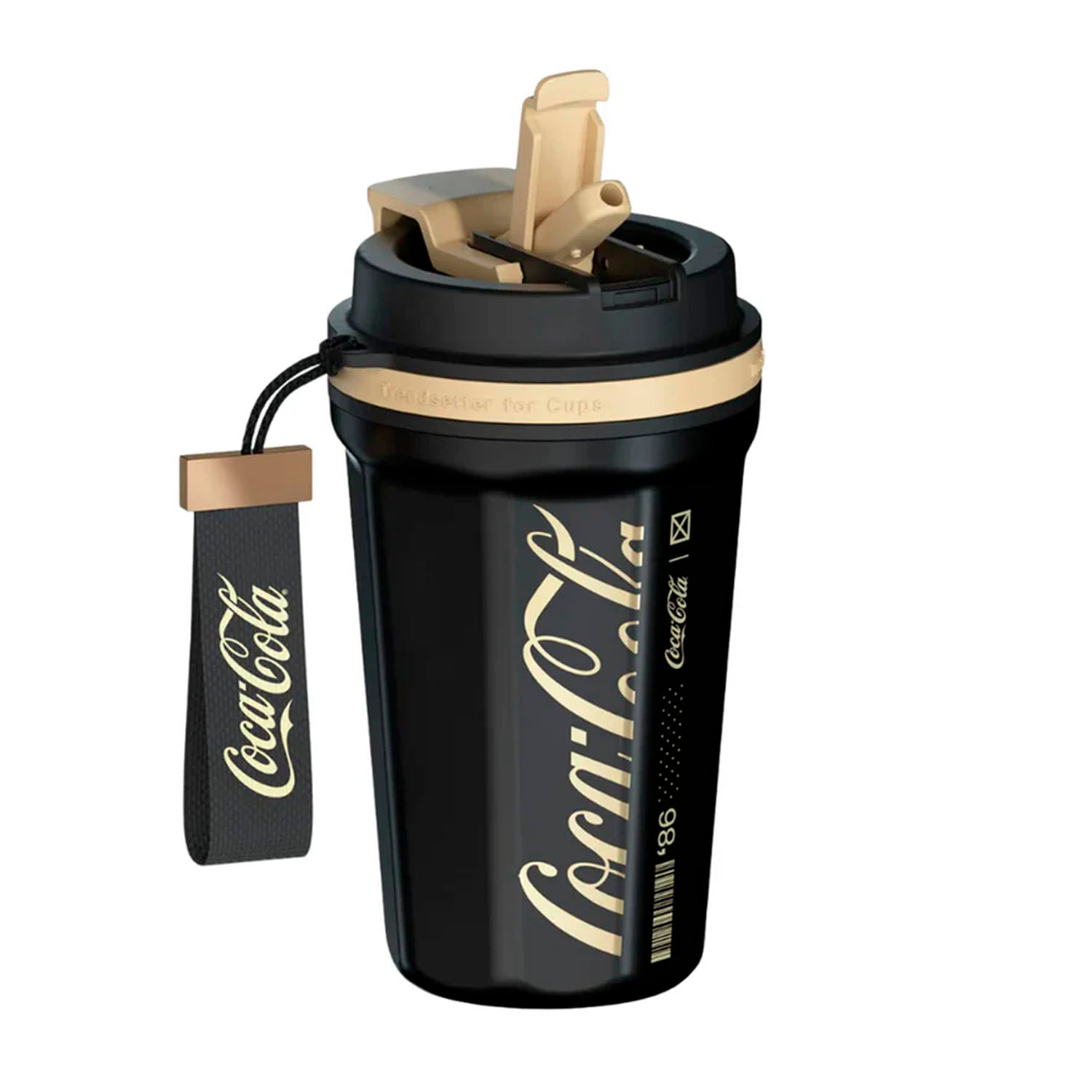 Termo GERM Rombo Coca Cola Negro 550ml Acero Inoxidable