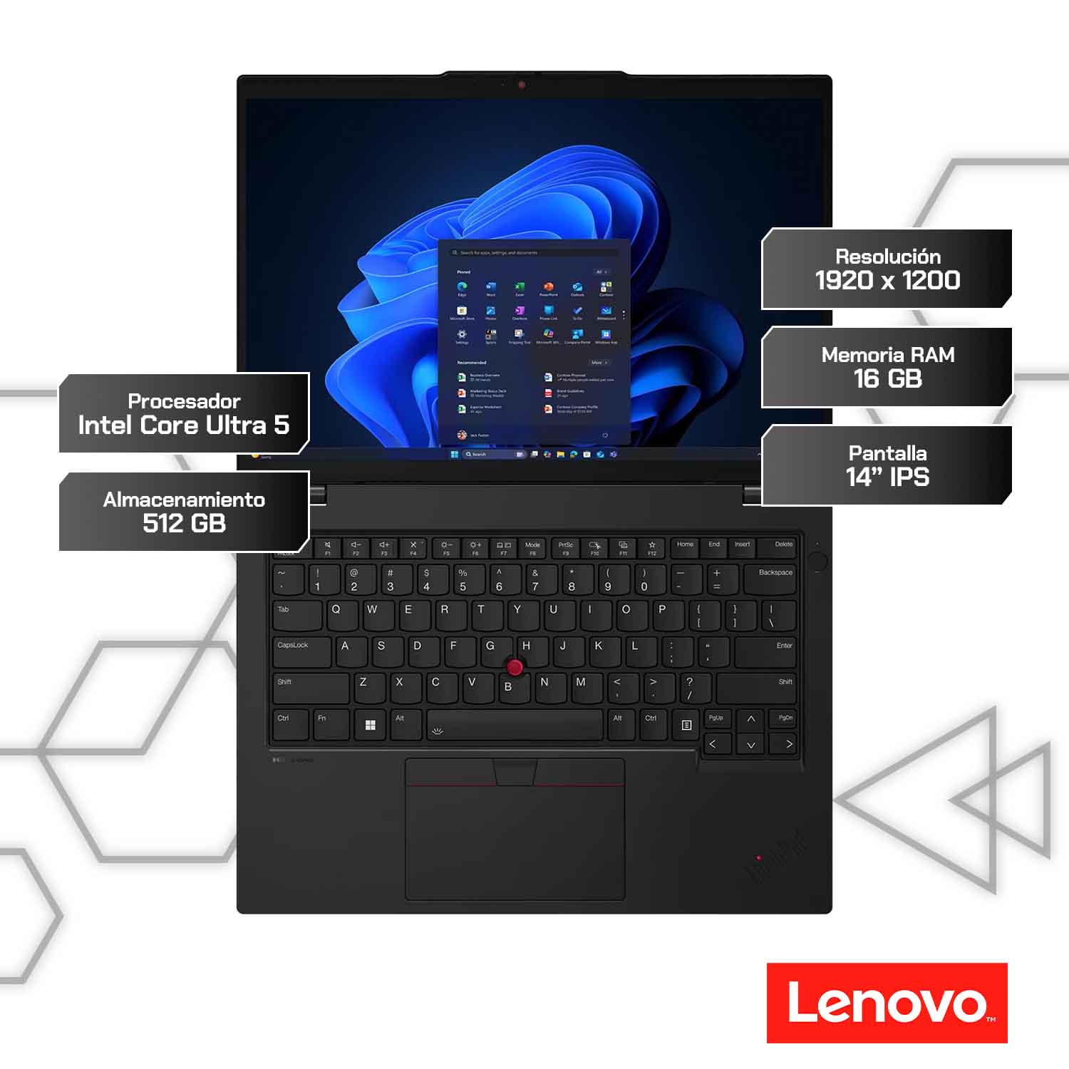 Laptop Lenovo ThinkPad L14 Gen 6 14” Core Ultra 5 16GB RAM 512GB SSD